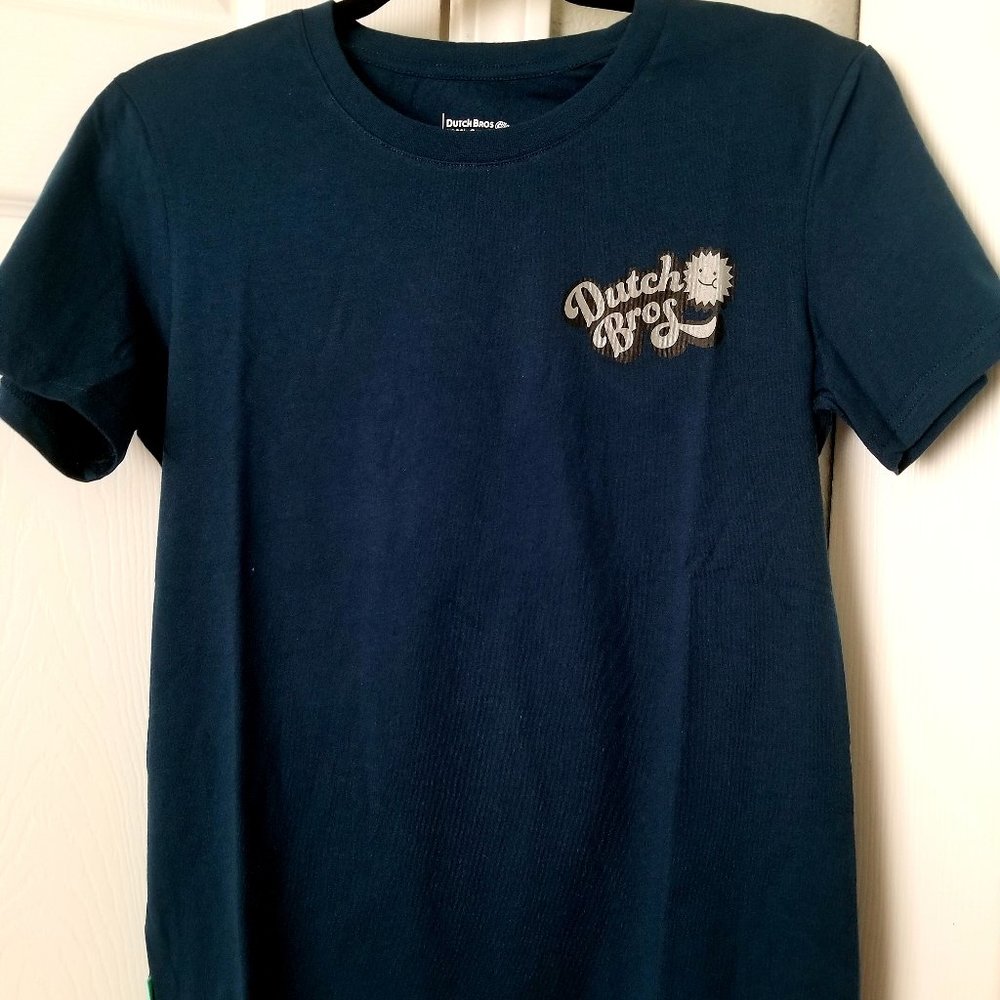 NWOT Dutch Bros Blue T-shirt